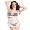 Lefox Women Deep U Push Up Multi-Way Convertible Plunge Bra Criss Cross Low Back Halter - (Black 38D) view 4