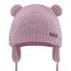 Duoyeree Kids Baby Hat Soft Warm Cable Knit Beanie Toddler Girl Fall Winter Hats(Skin Pink,12-18 Months) view 2