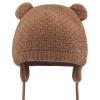 Duoyeree Kids Baby Hat Soft Warm Cable Knit Beanie Toddler Girl Fall Winter Hats(Net-Brown,6-12 Months) view 2