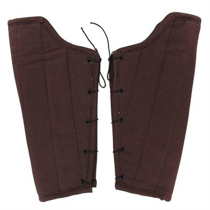 Nautical-Mart Medieval Padded Cloth Bracers (Brown)