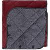 REDCAMP Large Warm Blanket with Sherpa Lining, Cold Weather Outdoor Blanket Windproof for Camping Stadium, Machine Washable 79"x 79" Red view 1