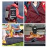 REDCAMP Large Warm Blanket with Sherpa Lining, Cold Weather Outdoor Blanket Windproof for Camping Stadium, Machine Washable 79"x 79" Red view 3