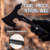 ANTARCTICA Throwing Axe Knife Set 11 inch Full Tang Stainless Steel Throwing Tomahawk Axe and 8 inch Stainless Steel Well-Balanced Throwing Knife for Recreation and Competition(3 Packs) view 2