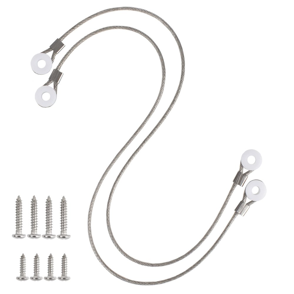 16 inch Heavy Duty Stainless Steel Cooler Lid Strap Replacement Plastic Lid Strap for Igloo Coolers and Coleman Coolers Replacement Parts,Cooler Lid Strap Replacement kit (2)