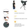 FUNDANGO 2 Pack Tripod Folding Chair Portable Camping Tripod Stool Backpacking Camp Stool Lightweight Hunting Stools Chair Seat Footstool for Fishing Travel with Carry Bag view 3