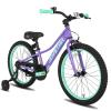 JOYSTAR 20 Inch Girls Bike with Training Wheels for 5-9 Years Old Children 20" Girls Mountain Bikes for Kids Early Rider Kids' Bicycles Purple view 1