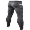 SPVISE Men's Compression Pants Leggings Tights with Pockets Cool Dry Sports Baselayer Athletic Tights for Basketball Running Grey view 3