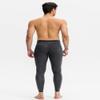 SPVISE Men's Compression Pants Leggings Tights with Pockets Cool Dry Sports Baselayer Athletic Tights for Basketball Running Grey view 4