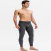 SPVISE Men's Compression Pants Leggings Tights with Pockets Cool Dry Sports Baselayer Athletic Tights for Basketball Running Grey view 2
