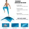 SPVISE Blue Workout Leggings with Pockets Mens Compression Pants Cool Dry Running Gym Tights for Football Riding Basketball view 4