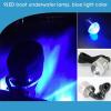 Aramox 12V Blue 9LED Marine Lights for Boat Underwater, Drain Plug Light 1200lm 1/2in NPT Thread Underwater Lamp Wake Underwater Light for Marine Boat Yacht view 2