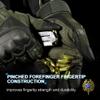 WTACTFUL Touch Screen Motorcycle Tactical Gloves for Men Airsoft Paintball Gear MTB Bike Cycling Cross-Country Motorbike ATV Hunting Hiking Riding Driving Work Outdoor Full Finger Gloves S Green view 4