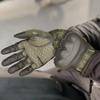 WTACTFUL Touch Screen Motorcycle Tactical Gloves for Men Airsoft Paintball Gear MTB Bike Cycling Cross-Country Motorbike ATV Hunting Hiking Riding Driving Work Outdoor Full Finger Gloves M Green view 2