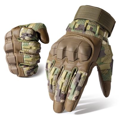 WTACTFUL Touch Screen Motorcycle Tactical Gloves for Men Airsoft Paintball Gear MTB Bike Cycling Cross-Country Motorbike ATV Hunting Hiking Riding Driving Work Outdoor Full Finger Gloves M Camo