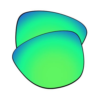 EZReplace Lenses Replacement for Oakley Frogskins OO9013 Sunglasses (AR Polarized Lenses) - Fits Oakley Frogskins Frame (Updated Polycarbonate AR Coated Spring Green)