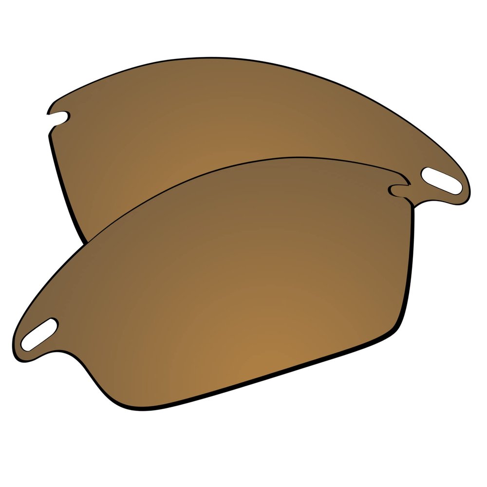 EZReplace Lenses Replacement for Oakley Fast Jacket OO9097 Sunglasses (AR Polarized Lenses) - Fits Oakley Fast Jacket Frame (Updated Polycarbonate AR Coated Flash Bronze)