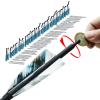 29/30/31Inch Carbon Arrow Archery Spine 500 4" Natural Turkey Feathers Competition Practice Target Shooting Hunting Suitable for Recurve Long Traditional Bow and Compound Bow 6Pcs (31 Inch) view 4