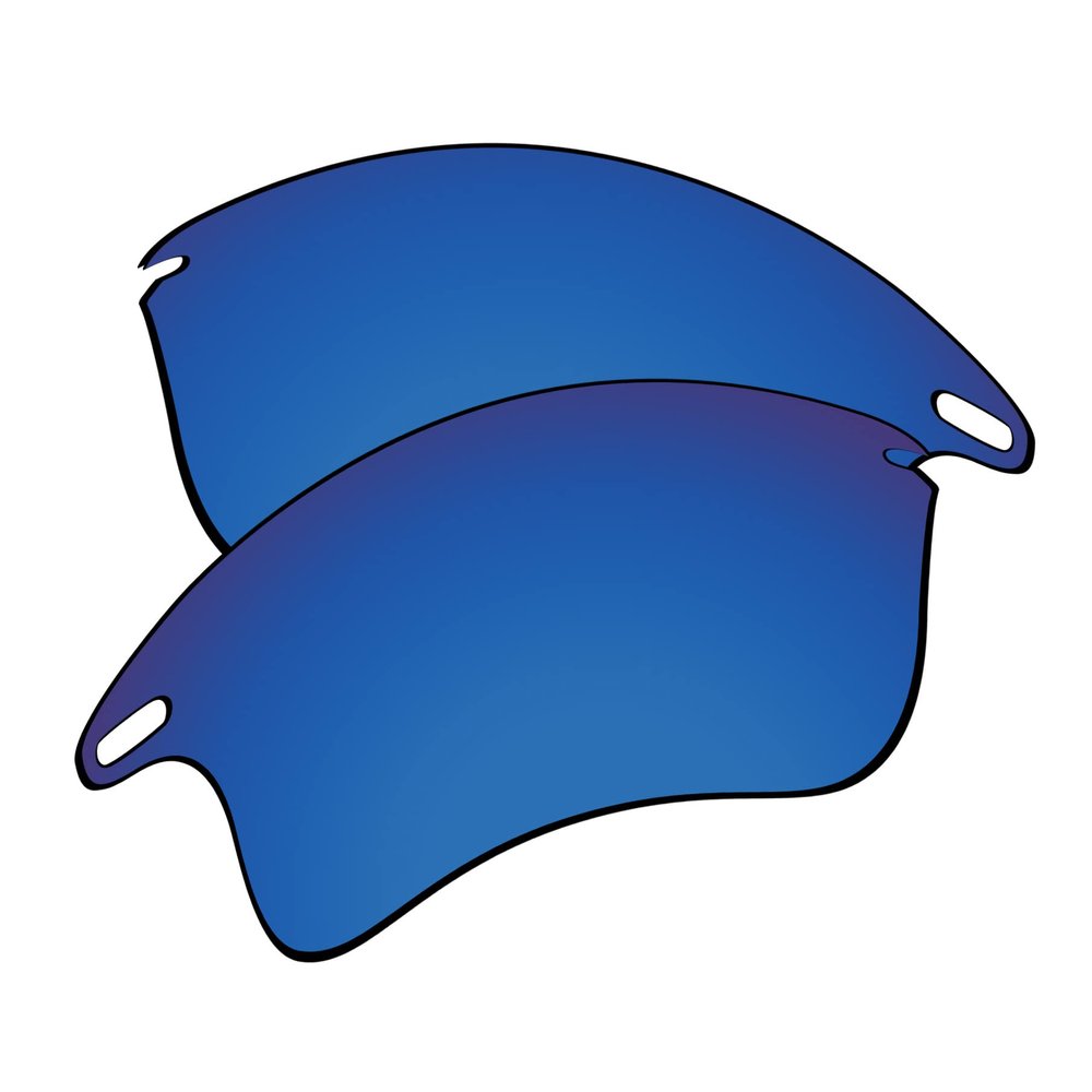 EZReplace Lenses Replacement for Oakley Fast Jacket XL OO9156 Sunglasses (AR Polarized Lenses) - Fits Oakley Fast Jacket XL Frame (Updated Polycarbonate AR Coated Royal Blue)