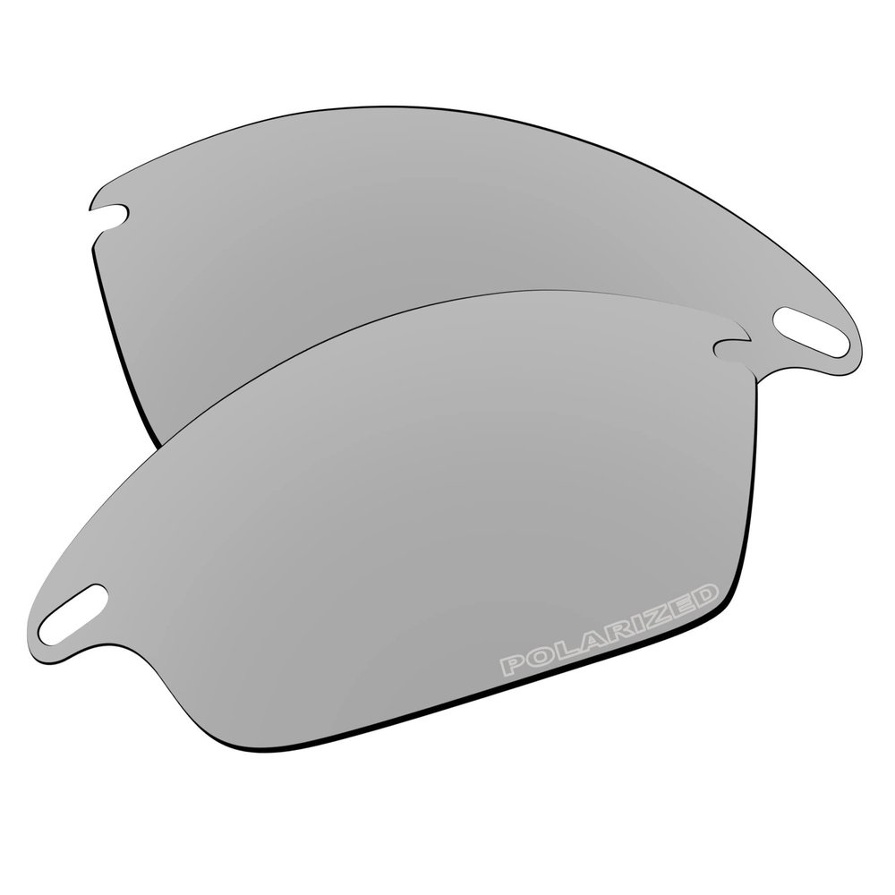 EZReplace Lenses Replacement for Oakley Fast Jacket XL OO9156 Sunglasses (Polarized Lenses) - Fits Oakley Fast Jacket XL Frame (Updated Polycarbonate Metal Silver)