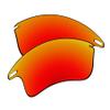 EZReplace Lenses Replacement for Oakley Fast Jacket XL OO9156 Sunglasses (Non-Polarized Lenses) - Fits Oakley Fast Jacket XL Frame (Fire Red) view 1