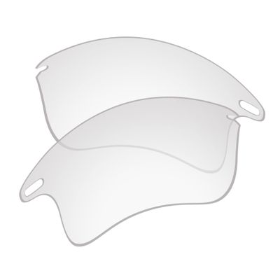 EZReplace Lenses Replacement for Oakley Fast Jacket XL OO9156 Sunglasses (Non-Polarized Lenses) - Fits Oakley Fast Jacket XL Frame (Crystal Clear)