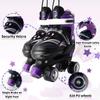 JeeFree Rainbow Unicorn 4 Size Adjustable Light up Roller Skates for Girls Boys for KidsAll 8 Wheels of Girl's Skates Shine,Safe and Fun for Kids view 4
