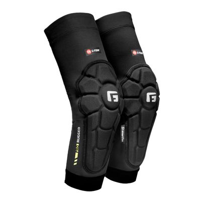 G-Form Pro-Rugged 2 MTB Elbow Guards - Breathable Compression Elbow Sleeves - Elbow Guards for Mountain Biking, Cycling & More - Protective Elbow Pads for Athletes - Black, Adult Small