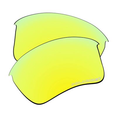 EZReplace Lenses Replacement for Oakley Flak Jacket XLJ Sunglasses (Polarized Lenses) - Fits Oakley Flak Jacket XLJ Frame (Updated Polycarbonate Golden Yellow)