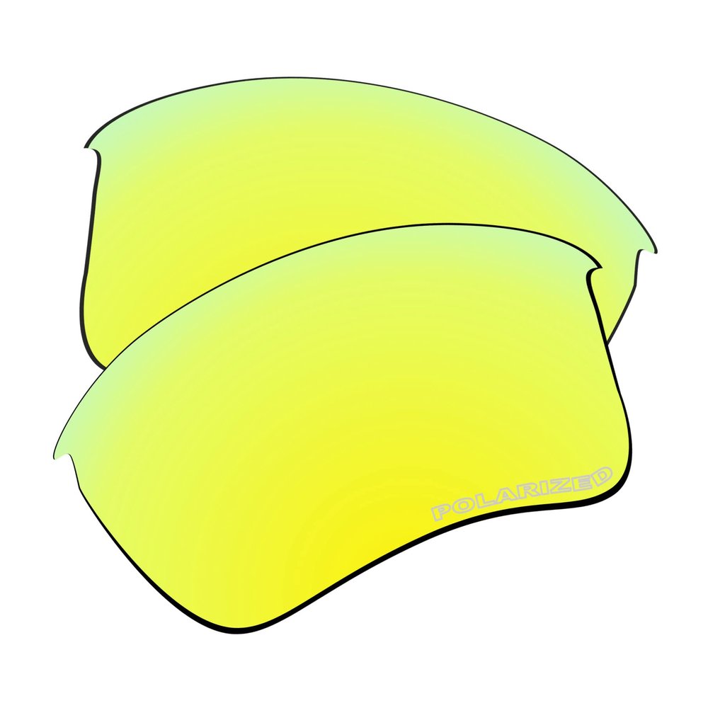 EZReplace Lenses Replacement for Oakley Flak Jacket XLJ Sunglasses (Polarized Lenses) - Fits Oakley Flak Jacket XLJ Frame (Updated Polycarbonate Golden Yellow)