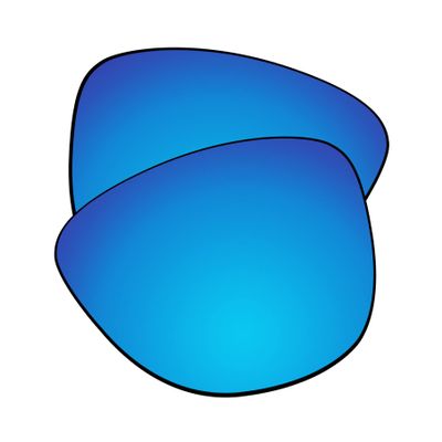 EZReplace Lenses Replacement for Oakley Frogskins OO9013 Sunglasses (AR Polarized Lenses) - Fits Oakley Frogskins Frame (Updated Polycarbonate AR Coated Ice Blue)