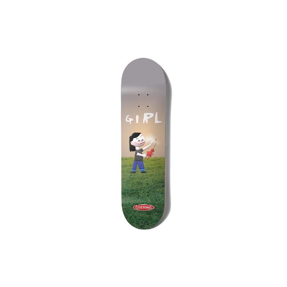 Girl Geering One Off Skateboard Deck - 8.25"