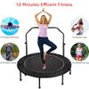 Trampoline, Portable Foldable Trampoline in-Home Mini Rebounder with Adjustable Handle, Exercise Trampoline for Adults, 40" Max Load 330lbs view 2