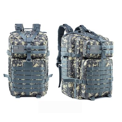Lfzhjzc Tactical Backpack, Assault Backpack, Military Tactical Army Backpack, Sports Outdoor Mountaineering Travel Backpack, 45l, A Variety of Colors Available (Color : ACU, Size : 45L)