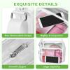 MAY TREE Clear Messenger Bag Stadium Approved Clear Bag Purse for Stadium Events Concert Sport Work (White) view 4