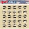 Sportdecals Baseball Win 3/4" Award Decals (Black) view 1