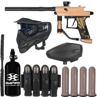 Action Village Azodin KAOS 3 Rivalry Paintball Gun Package Kit (Dust Brown/Dust Black)