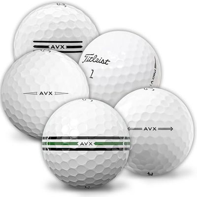 Golf Ball Monkey Recycled Golf Balls, 24 Pack - AVX, White, Near Mint Condition, 4A, for Men and Women