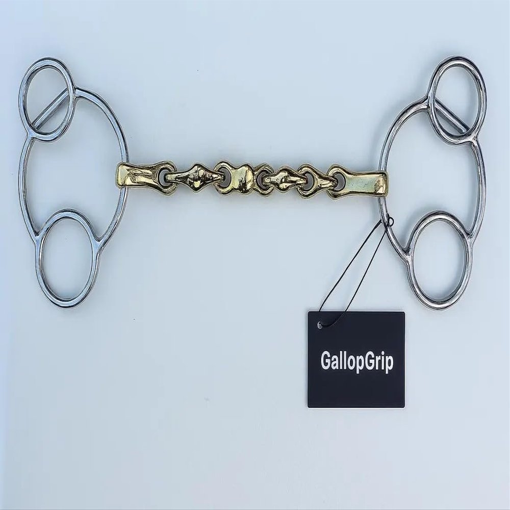 GLP Universal Waterford Bit German Silver/Horse Bits (5.5 Inches)