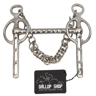 Liverpool Driving Bit Verbindend Angled/Horse Bits (4.5 Inches)