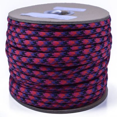 35+ Pink Paracord Colors of Parachute 550 Cord Type III 7 Strand Paracord - Candy Snake (250 Foot Spool)