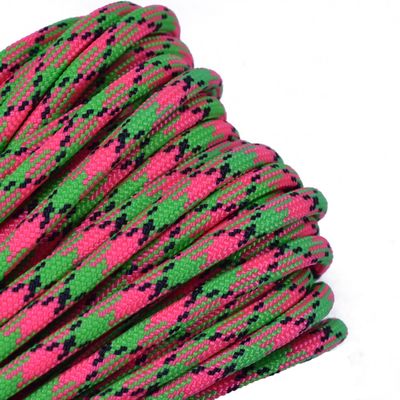 35+ Pink Paracord Colors of Parachute 550 Cord Type III 7 Strand Paracord - Watermelon (100 Feet)