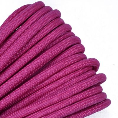 35+ Pink Paracord Colors of Parachute 550 Cord Type III 7 Strand Paracord - Fushcia (100 Feet)