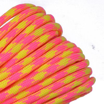 35+ Pink Paracord Colors of Parachute 550 Cord Type III 7 Strand Paracord - Tooty Fruity (10 Feet)