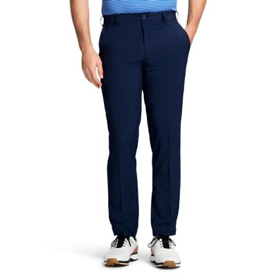 IZOD Men's Golf Swingflex Straight-Fit Flat-Front Pants, Peacoat Strt, 32 34