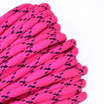 35+ Pink Paracord Colors of Parachute 550 Cord Type III 7 Strand Paracord - Little Black Pink (10 Feet)