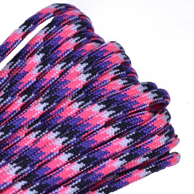 35+ Pink Paracord Colors of Parachute 550 Cord Type III 7 Strand Paracord - Barney and Company (10 Feet)