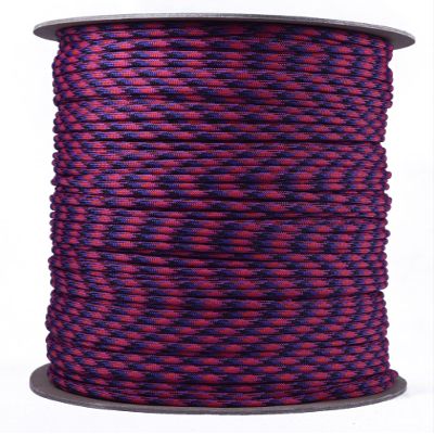 35+ Pink Paracord Colors of Parachute 550 Cord Type III 7 Strand Paracord - Candy Snake (1000 Foot Spool)
