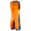 Synergy Triathlon Tri Suit - Men's Elite Sleeveless Trisuit (Neon Tangerine/Sky, Small) view 1