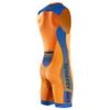 Synergy Triathlon Tri Suit - Men's Elite Sleeveless Trisuit (Neon Tangerine/Sky, Small) view 2