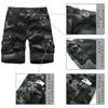 VtuAOL Men's Cargo Shorts for Men Fishing Casual Athletic Tactical Shorts with Multi Pockets Black Camo US 42 view 3